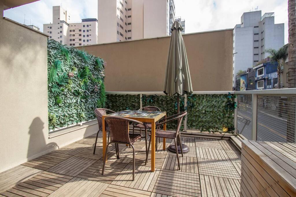 BHomy Paulista Com varanda na Rua Augusta AU101 Sao Paulo Bagian luar foto